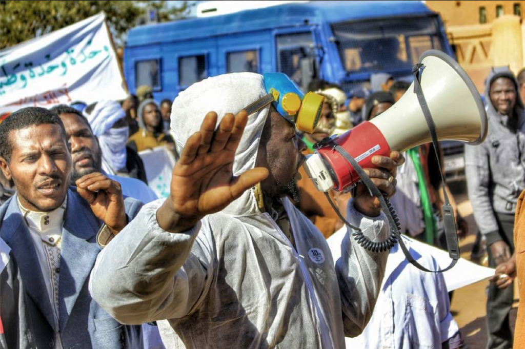 Manifestation &agrave; In Salah 